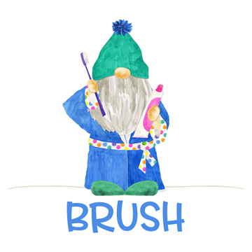 Bathroom Gnomes II-Brush Boy<br/>Tara Reed