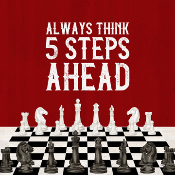 Rather be Playing Chess red III-5 Steps Ahead<br/>Tara Reed