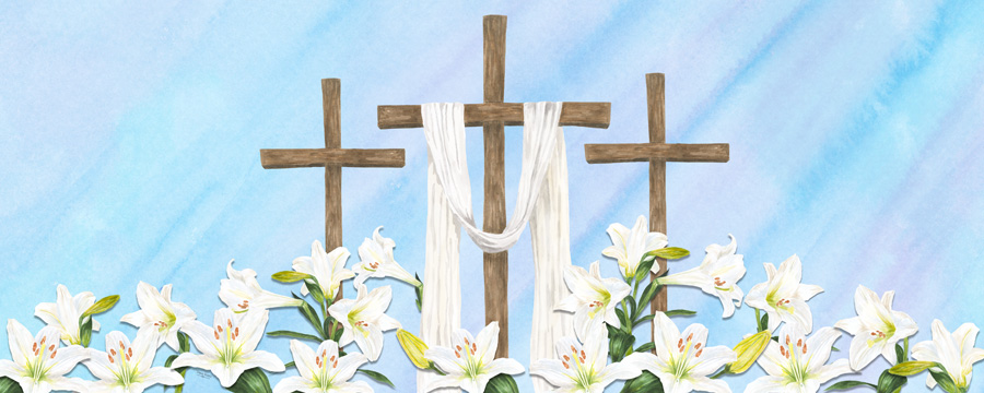 He is Risen panel II-Three Crosses<br/>Tara Reed