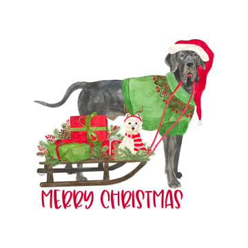 Dog Days of Christmas icon II-Merry Christmas<br/>Tara Reed