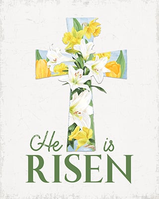 Easter Blessings portrait II-Risen<br/>Tara Reed