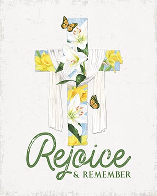 Easter Blessings portrait III-Rejoice<br/>Tara Reed