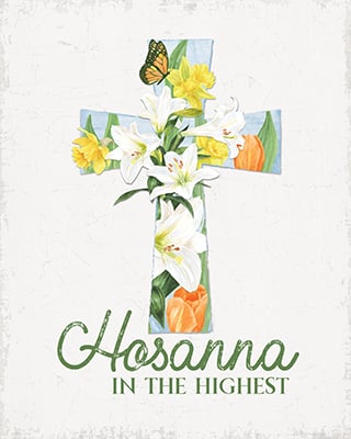 Easter Blessings portrait V-Hosanna<br/>Tara Reed