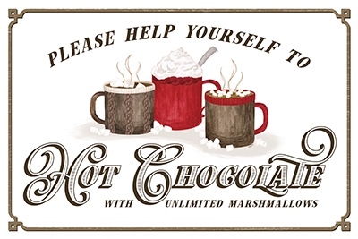 Hot Chocolate Season landscape II-Help Yourself <br/> Tara Reed