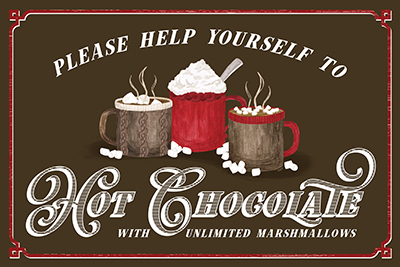 Hot Chocolate Season landscape brown II-Help Yourself <br/> Tara Reed