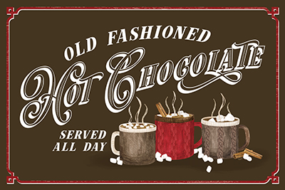 Hot Chocolate Season landscape brown III-Old Fashioned <br/> Tara Reed