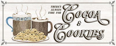 Hot Chocolate Season panel III-Cocoa & Cookies <br/> Tara Reed