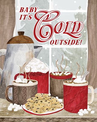 Hot Chocolate Season portrait II-Cold Outside<br/>Tara Reed