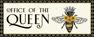 Honey Bees & Flowers Please panel II-The Queen <br/> Tara Reed