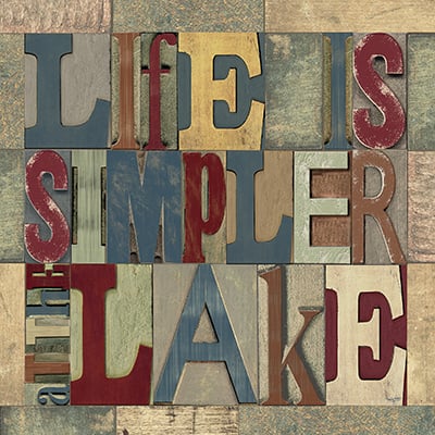 Lake Living Printer Blocks III <br/> Tara Reed
