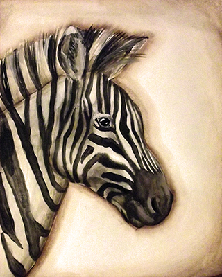 Zebra Portrait<br/>Tre Sorelle Studios