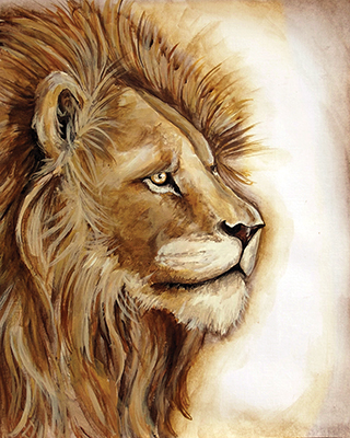 Lion Portrait<br/>Tre Sorelle Studios