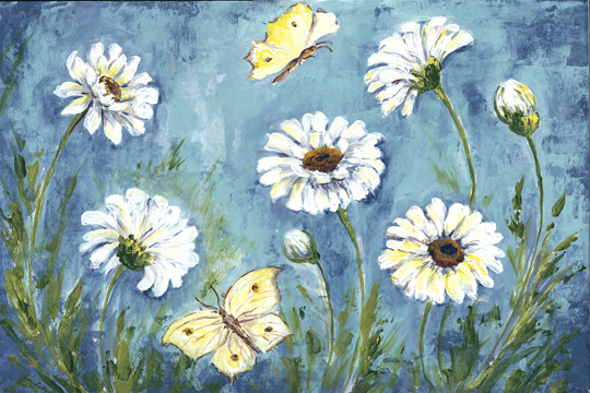 Daisies and Butterfly Meadow<br/>Tre Sorelle Studios