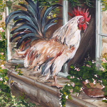 French Country Rooster<br/>Tre Sorelle Studios