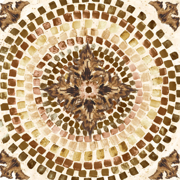 Warm Tribal Texture Mosaic <br/> Tre Sorelle Studios