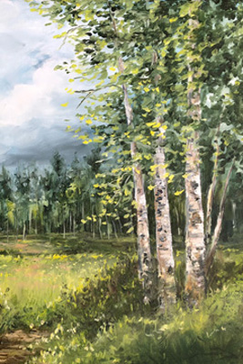 Colorado Meadow panel II <br/> Tre Sorelle Studios