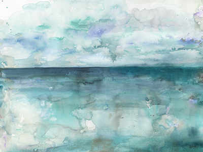 Ocean Blues Landscape<br/>Tre Sorelle Studios