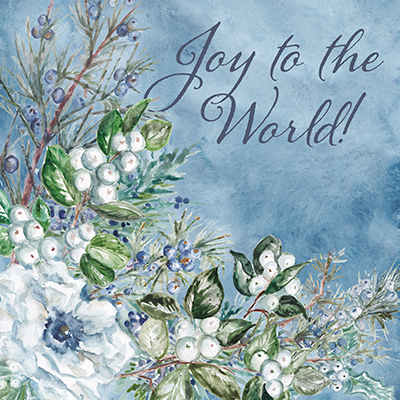 Frosted Winter Woodland VI-Joy to the World<br/>Tre Sorelle Studios