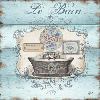 Rustic French Bath II<br/>Tre Sorelle Studios