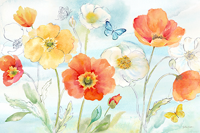 Happy Poppies I <br/> Cynthia Coulter