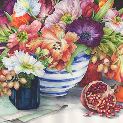 Vibrant Bouquet Still Life <br/> Jane Wicks