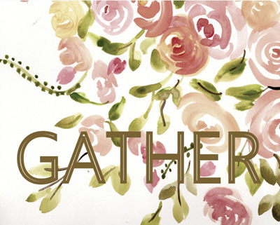 Farmhouse Florals-Gather <br/> Marcy Chapman