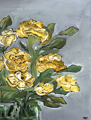 Yellow Farmhouse Bouquet portrait II <br/> Marcy Chapman