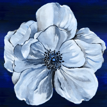 Blue & White Floral III <br/> Lee C