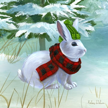 Winterscape III-Rabbit <br/> Kelsey Wilson