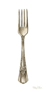 Vintage Tableware I-Fork<br/>Kelsey Wilson