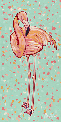 Flamingo panel I <br/> Jodi Augustine