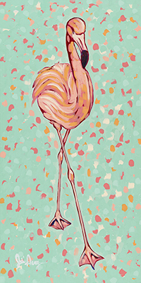Flamingo panel II <br/> Jodi Augustine