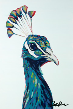 Pop Peacock I <br/> Jodi Augustine