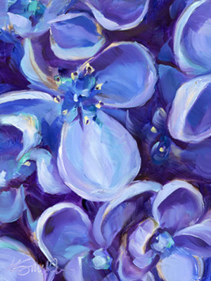 Lavender Floral Close Up <br/> Kim Smith