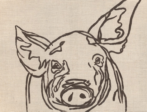 Farm Sketch Pig <br/> Kathleen Bryan
