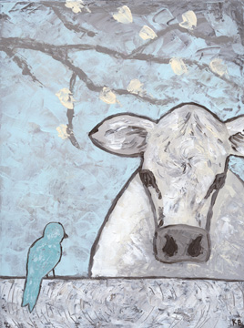 Farm Sketch Cow pen <br/> Kathleen Bryan