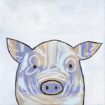 Paint Splotch Pig <br/> Kathleen Bryan