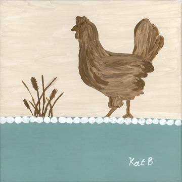 Out to Pasture I-Brown Chicken <br/> Kathleen Bryan