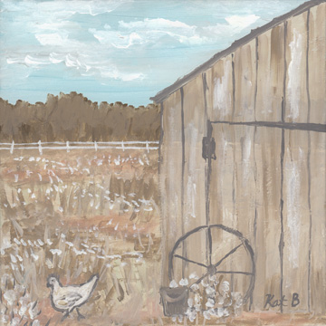 Chicken & Barn <br/> Kathleen Bryan
