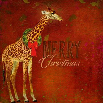 Colorful Christmas II-Giraffe Christmas <br/> Duirwaigh