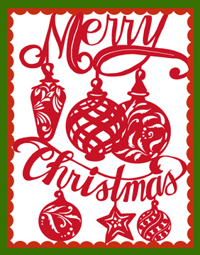 Merry Christmas Ornaments <br/> Sharyn Sowell