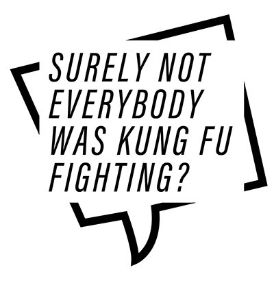In Black & White Music II-Kung Fu Fighting<br/>JC Designs